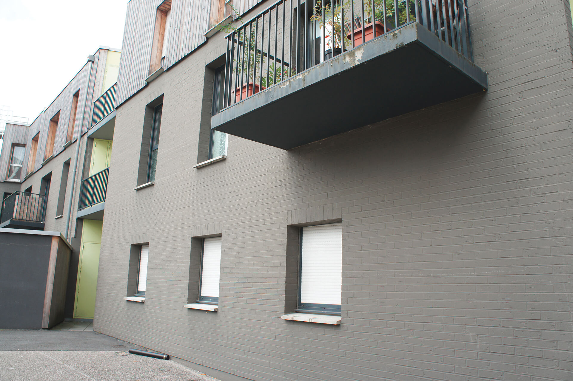 revêtement façade en résine — réalisation Inspiration Résine