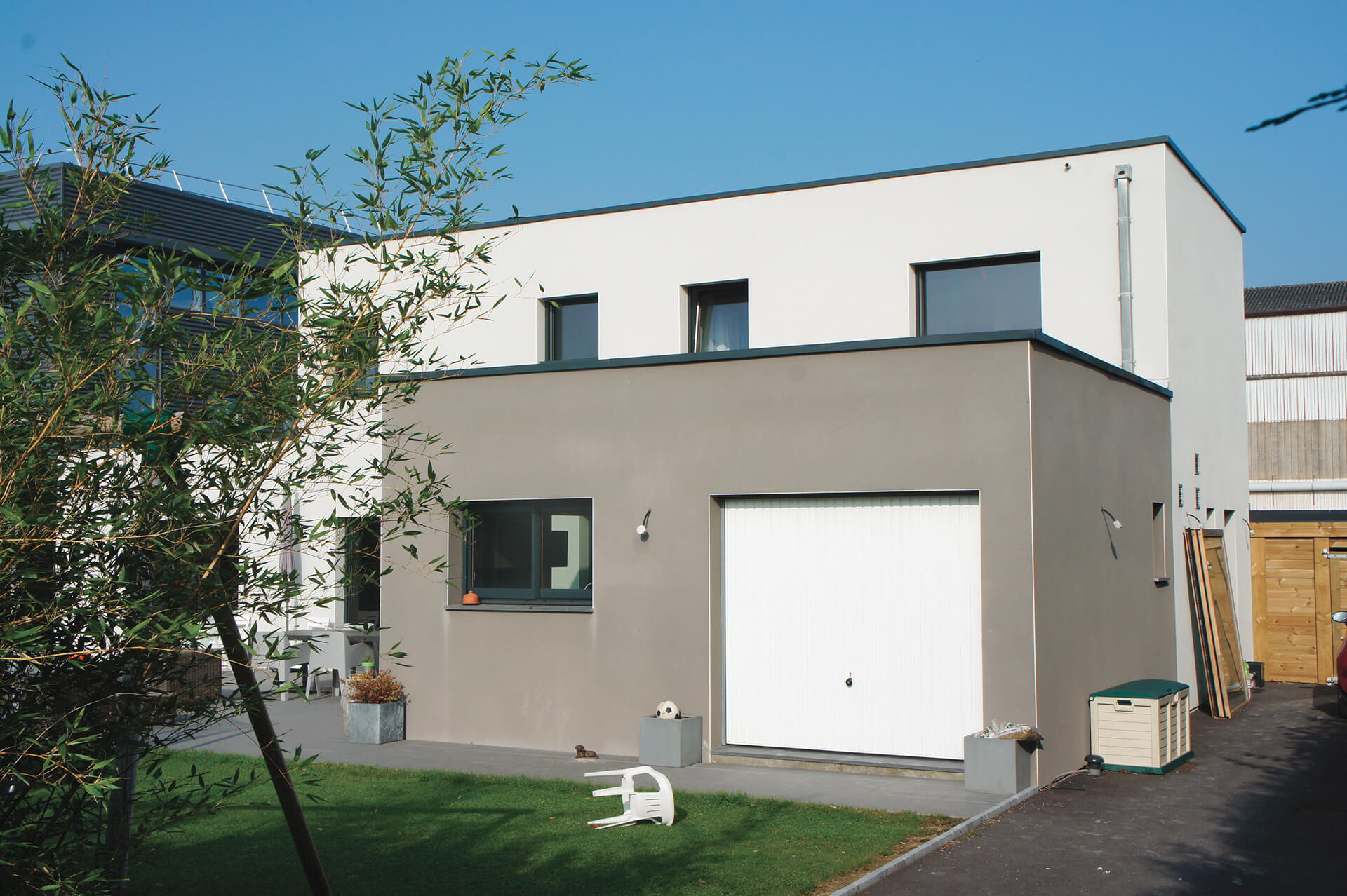 revêtement façade en résine — réalisation Inspiration Résine