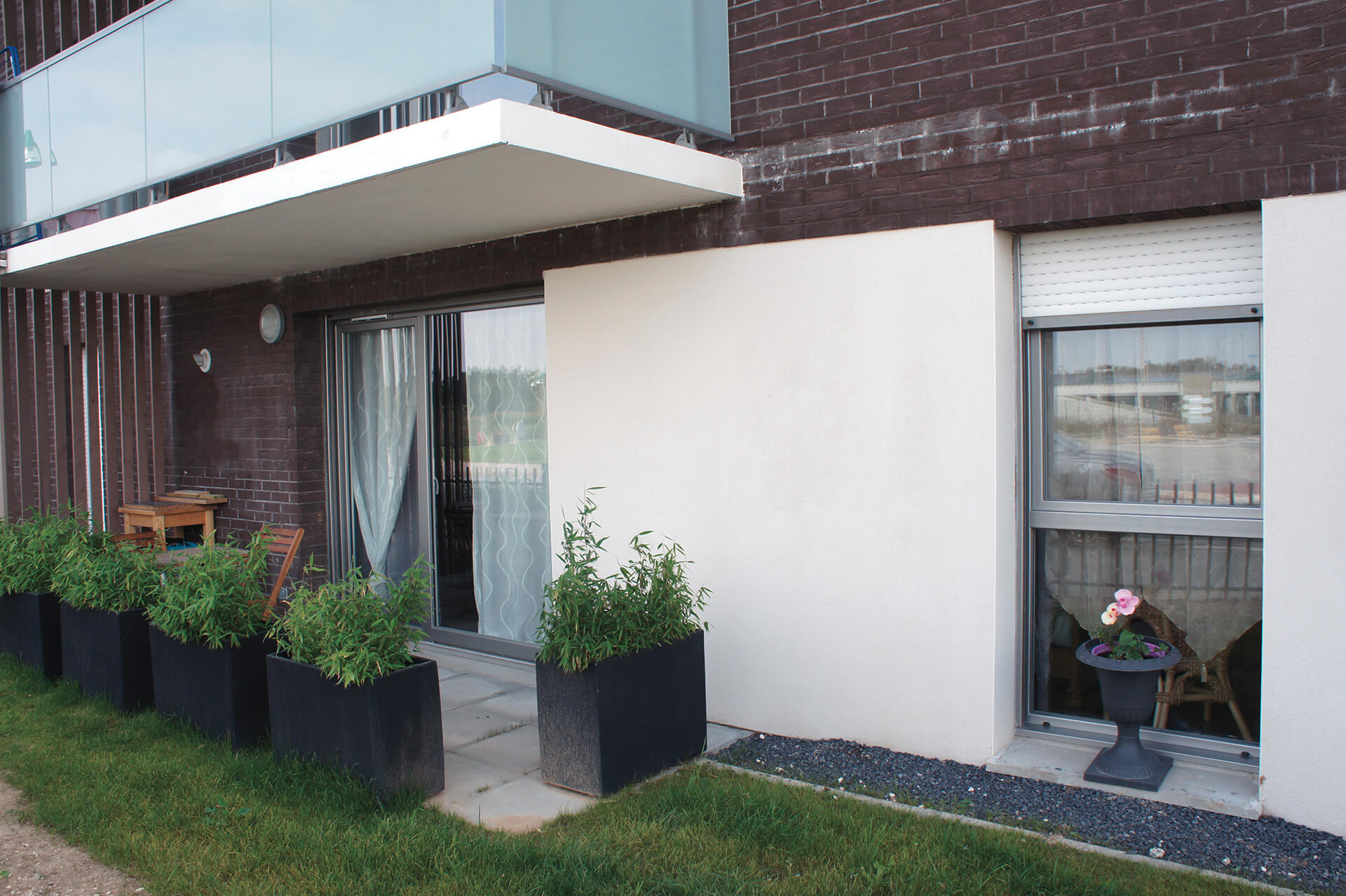 revêtement façade en résine — réalisation Inspiration Résine
