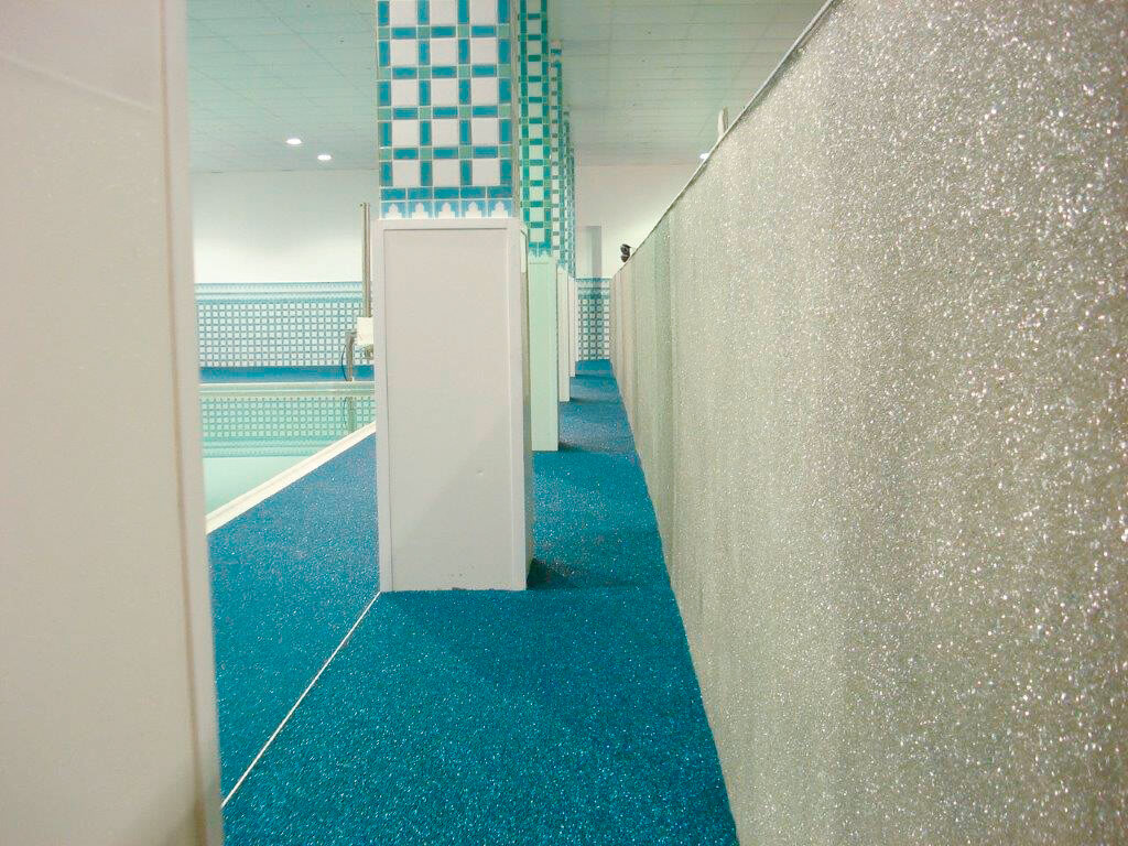 sol intérieur résine de verre — réalisation Inspiration Résine
