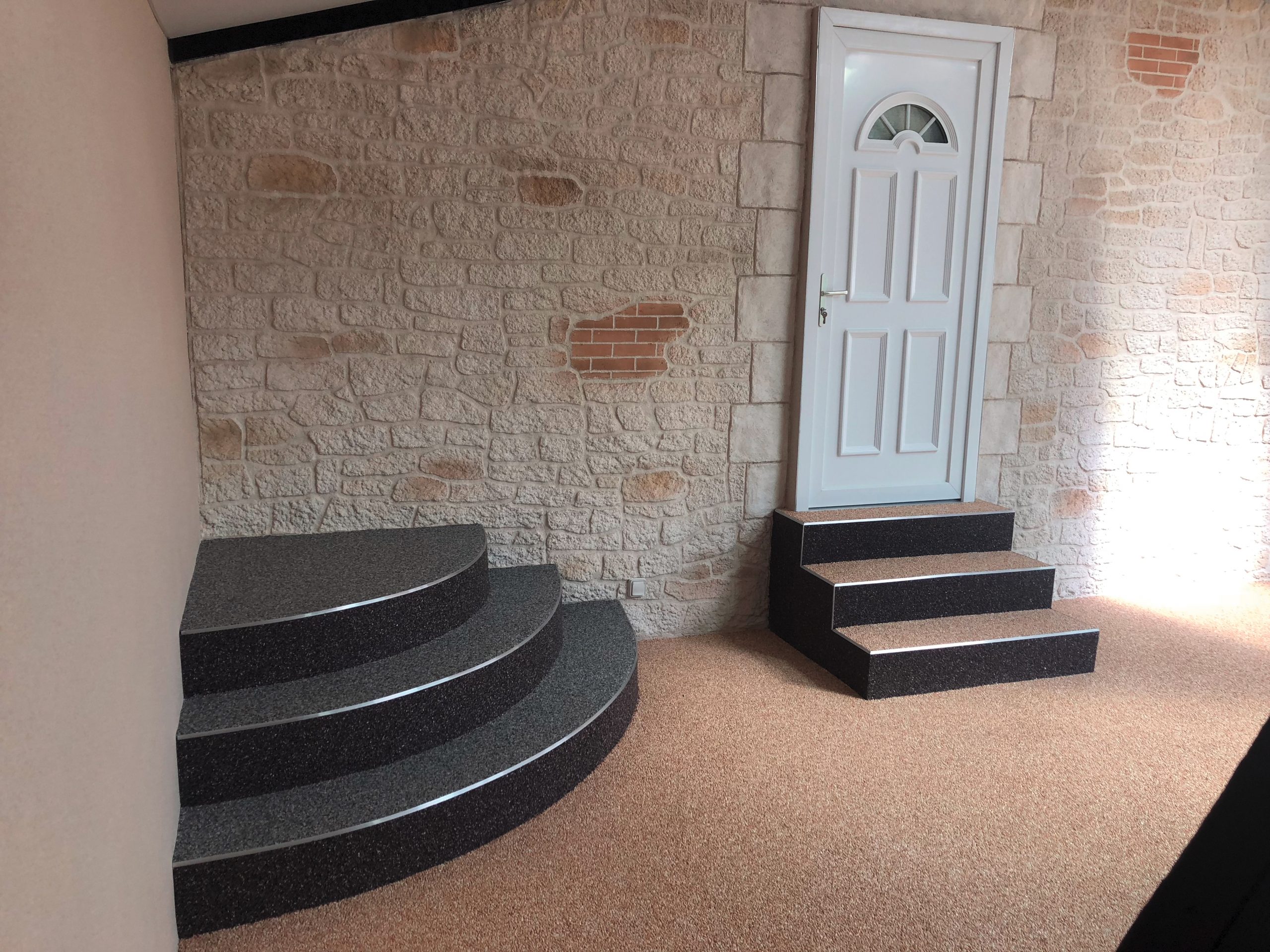 sol intérieur en résine — réalisation Inspiration Résine