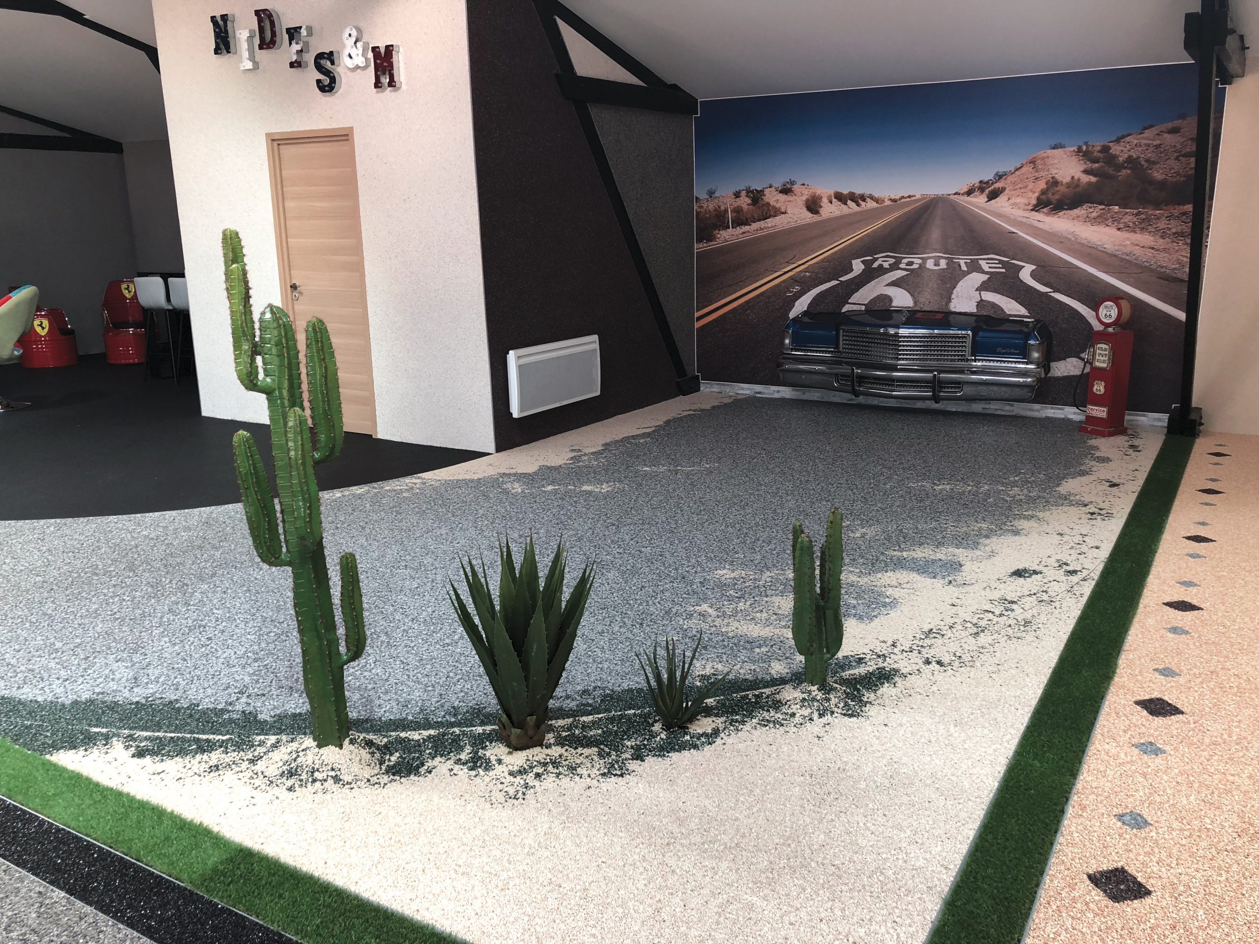sol intérieur en résine — réalisation Inspiration Résine