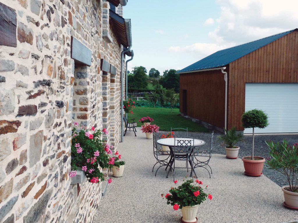 terrasse en résine — réalisation Inspiration Résine