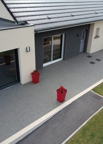 terrasse en résine — réalisation Inspiration Résine